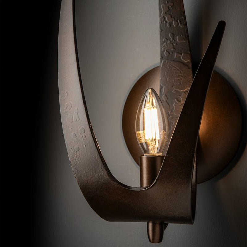 Hubbardton Forge 204072 Caribou 1-lt 14" Tall Wall Sconce
