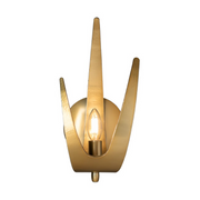 Hubbardton Forge 204072 Caribou 1-lt 14" Tall Wall Sconce - Modern Brass/Right