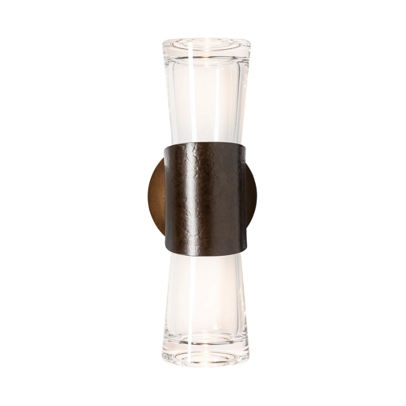 Hubbardton Forge 204073 Bellis 2-lt 15" Tall LED Wall Sconce - Bronze