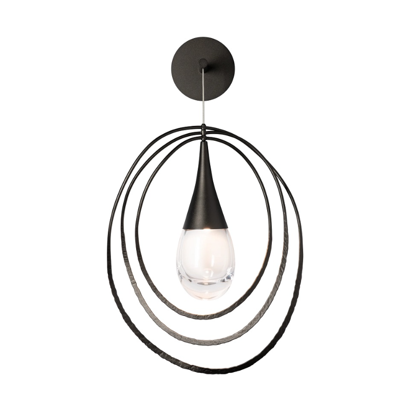 Hubbardton Forge 204074 Lyric 1-lt 20" Tall LED Wall Sconce - Oil Rubbed Bronze