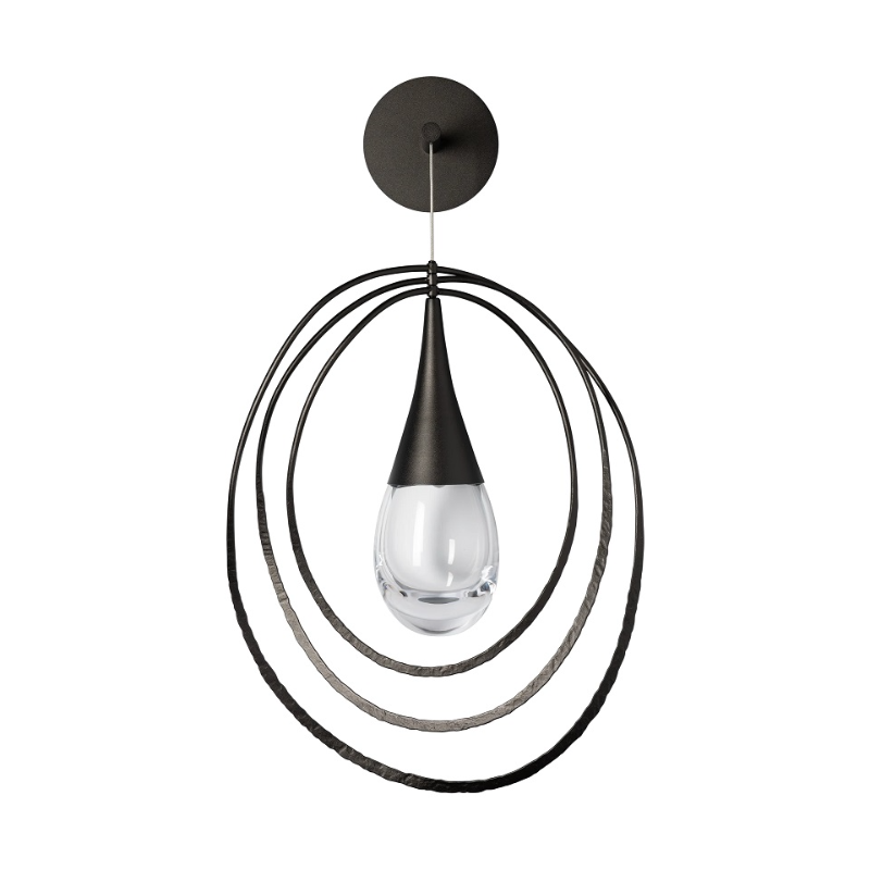 Hubbardton Forge 204074 Lyric 1-lt 20" Tall LED Wall Sconce - Oil Rubbed Bronze