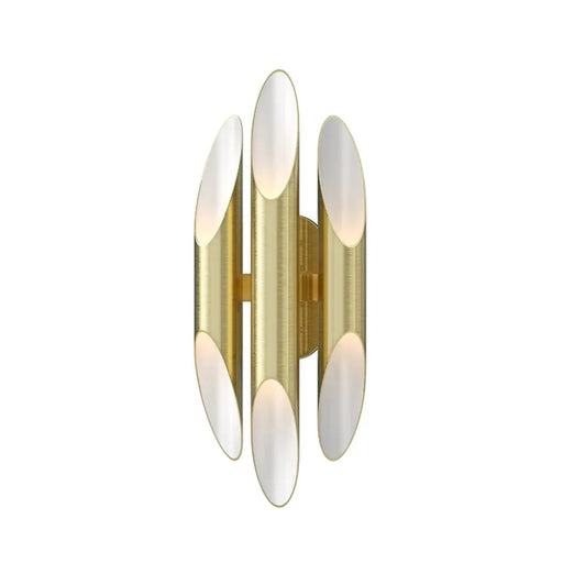 Sonneman 2043 Chimes 6-lt 18" Tall LED Wall Sconce - Satin Brass
