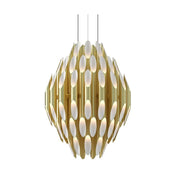 Sonneman 2048 Chimes 90-lt 24" LED Chandelier - Satin Brass