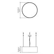 Accord 204LED Cylindrical 1-lt 32" LED Pendant
