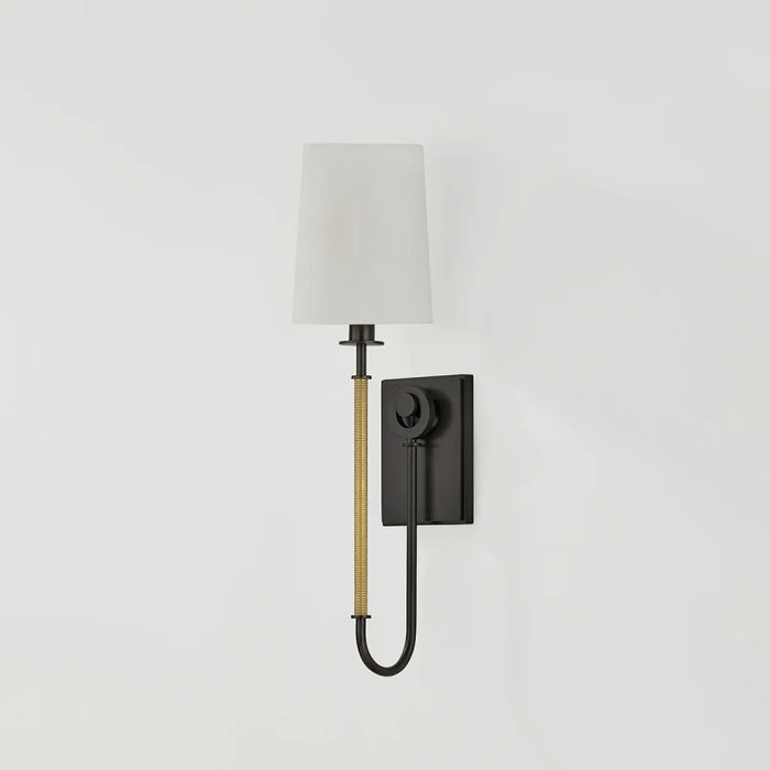 Hudson Valley 2071 Glenmont 1-lt 21" Tall Wall Sconce - Aged Brass with Distressed Bronze