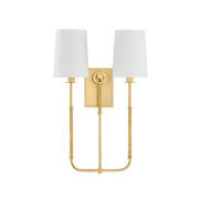 Hudson Valley 2072 Glenmont 2-lt 21" Tall Wall Sconce - Aged Brass