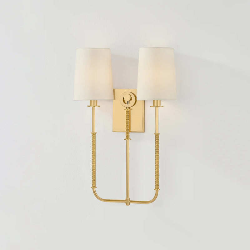 Hudson Valley 2072 Glenmont 2-lt 21" Tall Wall Sconce - Aged Brass