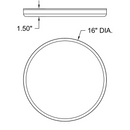 Access 20867 Infinite 1-lt 16" LED Flush Mount