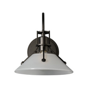 Hubbardton Forge 209324 Henry 1-lt 10" Tall Small Wall Sconce - Oil Rubbed Bronze/Frosted Glass