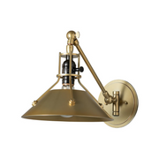 Hubbardton Forge 209325 Henry 1-lt 11" Tall Swing Arm Sconce - Modern Brass/Modern Brass