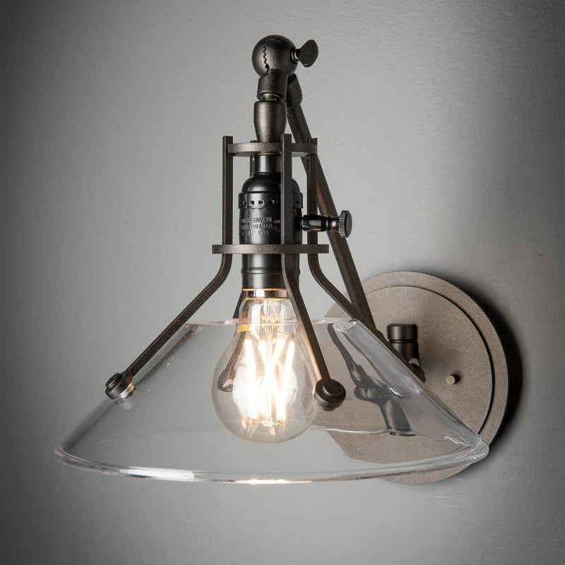 Hubbardton Forge 209326 Henry 1-lt 11" Tall Swing Arm Sconce