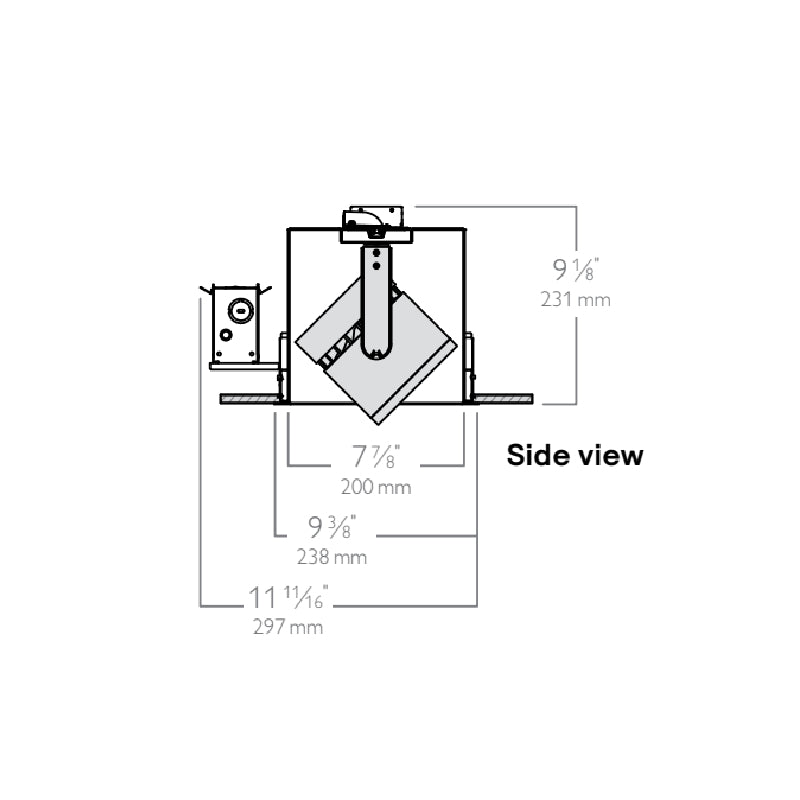 Lightolier LLAVRM20 Alcyon Vertical Recessed Multiple Frame, 2000 lm