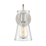 Millennium 21001 Camellia 1-lt 10" Tall Bath Vanity Light - Brushed Nickel