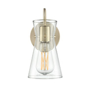 Millennium 21001 Camellia 1-lt 10" Tall Bath Vanity Light - Modern Gold