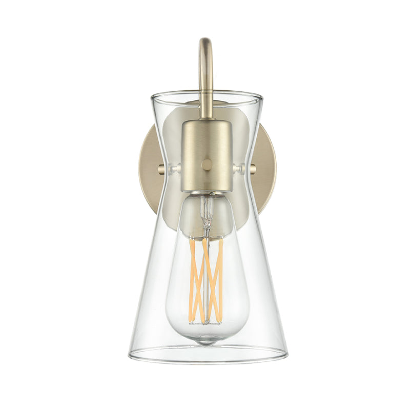 Millennium 21001 Camellia 1-lt 10" Tall Bath Vanity Light - Modern Gold