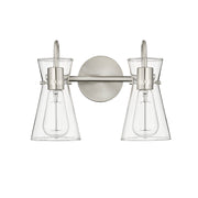 Millennium 21002 Camellia 2-lt 14" Bath Vanity Light - Brushed Nickel