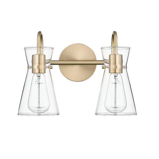 Millennium 21002 Camellia 2-lt 14" Bath Vanity Light - Modern Gold