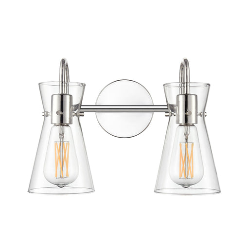 Millennium 21002 Camellia 2-lt 14" Bath Vanity Light - Polished Nickel