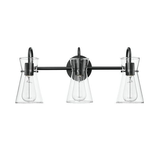 Millennium 21003 Camellia 3-lt 22" Vanity Light - Matte Black