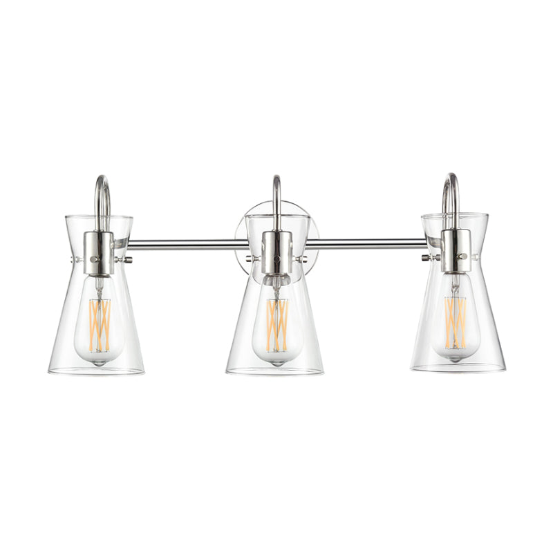 Millennium 21003 Camellia 3-lt 22" Vanity Light - Polished Nickel