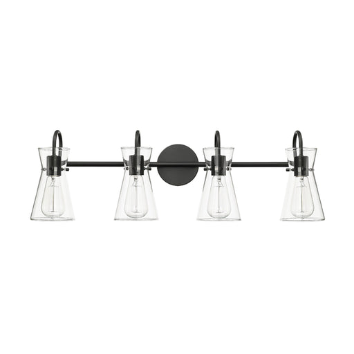 Millennium 21004 Camellia 4-lt 31" Vanity Light - Matte Black