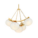 Hudson Valley 2105 Duxbury 5-lt 32" Chandelier - Aged Brass