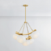 Hudson Valley 2105 Duxbury 5-lt 32" Chandelier - Aged Brass