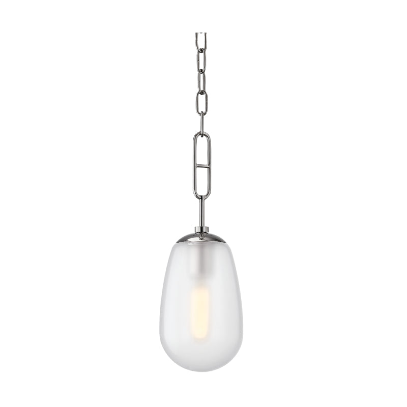 Hudson Valley 2106 Bruckner 1-lt 6" Pendant-Polished Nickel