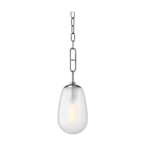 Hudson Valley 2106 Bruckner 1-lt 6" Pendant-Polished Nickel