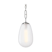 Hudson Valley 2109 Bruckner 1-lt 9" Pendant-Polished Nickel