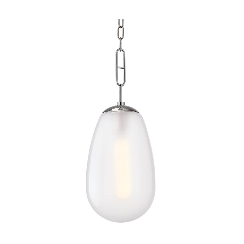 Hudson Valley 2109 Bruckner 1-lt 9" Pendant-Polished Nickel