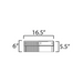 Maxim 21190 Spectre 1-lt 17" LED Flush Mount, CCT Selectable