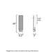Maxim 21193 Spectre 1-lt 30" Tall LED Vanity, CCT Selectable