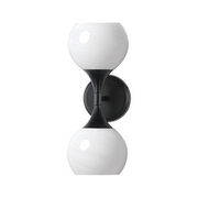 Maxim 21222 Neve 2-lt 16" Tall Wall Sconce - Black