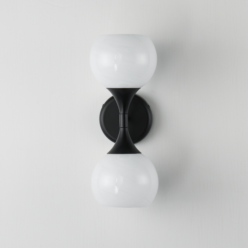 Maxim 21222 Neve 2-lt 16" Tall Wall Sconce - Black