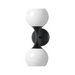 Maxim 21222 Neve 2-lt 16" Tall Wall Sconce - Black