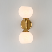 Maxim 21222 Neve 2-lt 16" Tall Wall Sconce - Natural Aged Brass