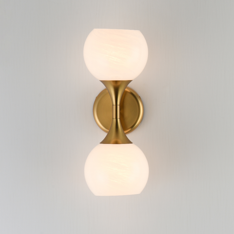 Maxim 21222 Neve 2-lt 16" Tall Wall Sconce - Natural Aged Brass