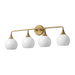 Maxim 21224 Neve 4-lt 31" Vanity - Natural Aged Brass