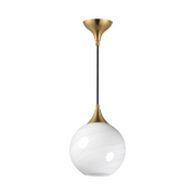 Maxim 21226 Neve 1-lt 9" Pendant - Natural Aged Brass