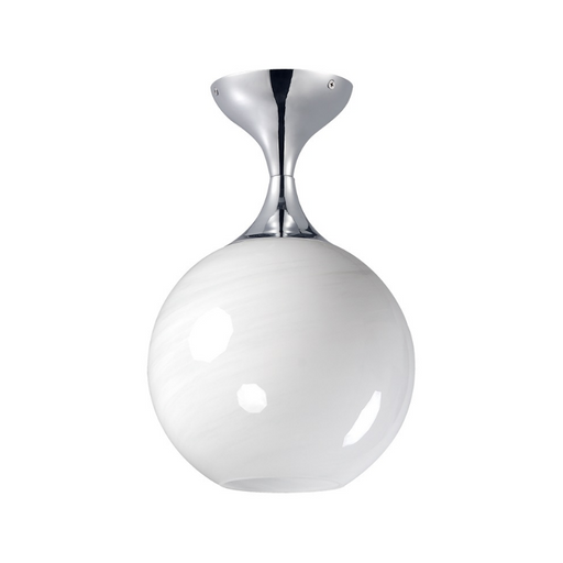 Maxim 21229 Neve 1-lt 9" Semi-Flush Mount - Polished Chrome