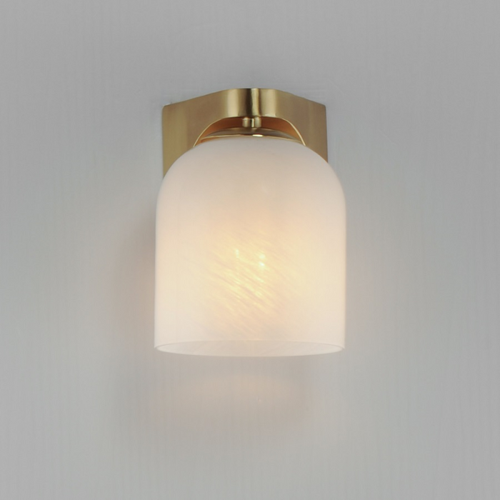 Maxim 21231 Scoop 1-lt 7" Tall Bath Sconce