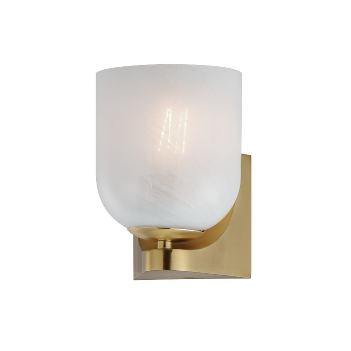 Maxim 21231 Scoop 1-lt 7" Tall Bath Sconce