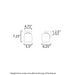 Maxim 21231 Scoop 1-lt 7" Tall Bath Sconce