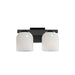 Maxim 21232 Scoop 2-lt 14" Bath Vanity-Black/Marble