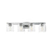 Maxim 21234 Scoop 4-lt 30" Bath Vanity-Polished Chrome/Clear