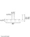 Maxim 21236 Scoop 4-lt 46" Pendant