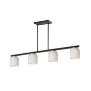Maxim 21236 Scoop 4-lt 46" Pendant-Black Marble