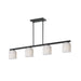 Maxim 21236 Scoop 4-lt 46" Pendant-Black Marble