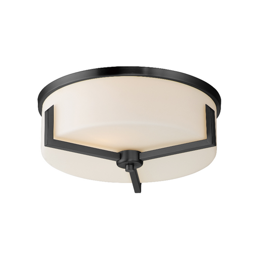 Maxim 21280 Dart 3-lt 14" Flush Mount - Matte Black